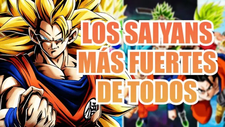 saiyans mas fuertes de todos