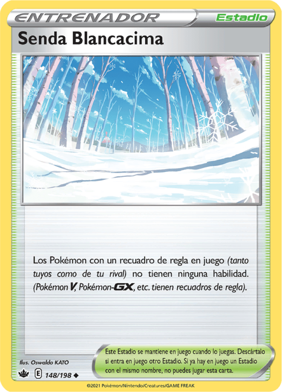 senda blancacima reinado escalofriante tcg