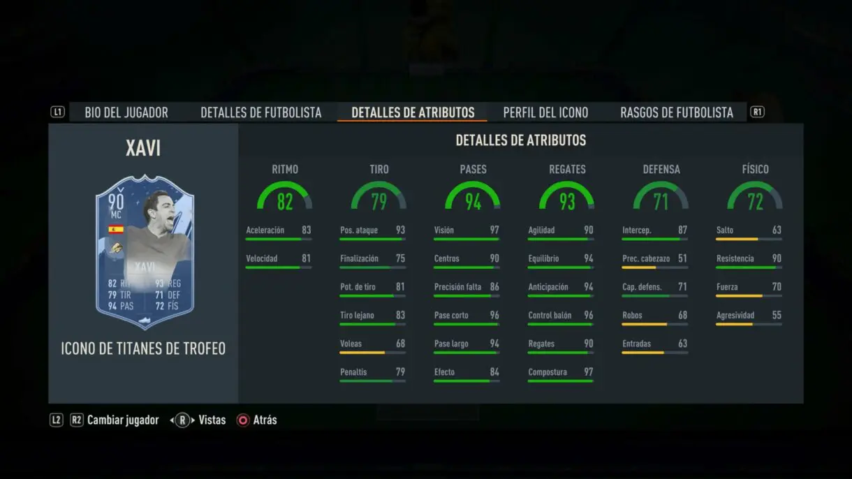 xavi icono trophy titans junior fifa 23