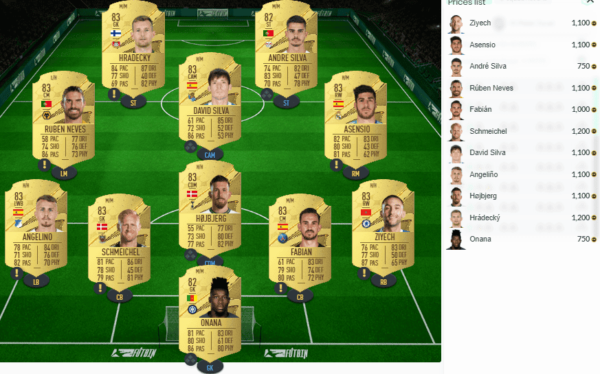 FIFA 23 Ultimate Team SBC Player Pick 81+ (EXP) Upgrade x5 85+