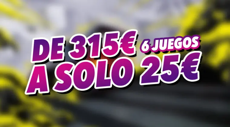 Imagen de Este pack ha pasado de costar más de 300€ a tan solo 25€: consigue 6 juegos en una oferta histórica