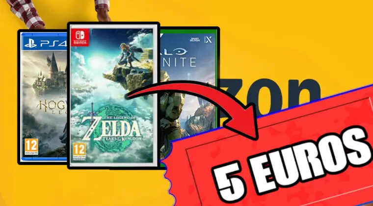 Imagen de Con esta promoción puedes comprar cualquier videojuego en Amazon con 5€ de descuento