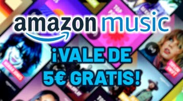 Imagen de Nuevo vale de cinco euros en Amazon gratis por solo escuchar tu primer podcast en Amazon Music