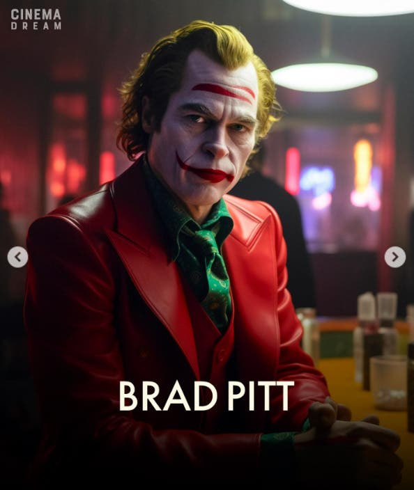 Brad Pitt como Joker