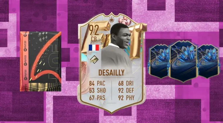 Imagen de FIFA 23: ¿Central de nivel y gratuito? ¿La mejor opción? Review de Desailly Icono FUT Birthday