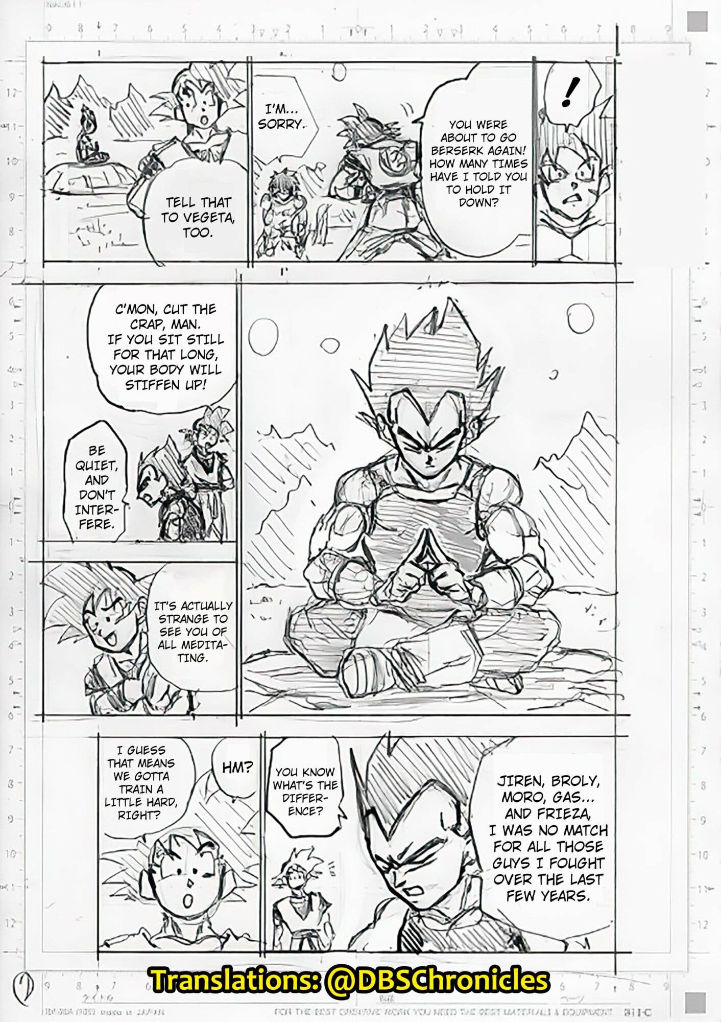 Daiko O Saiyajin on X: Rascunho do capítulo 93 do mangá de Dragon Ball  Super! Parece que teremos a continuação da luta entre Broly e Goku, algo  que não foi mostrado no
