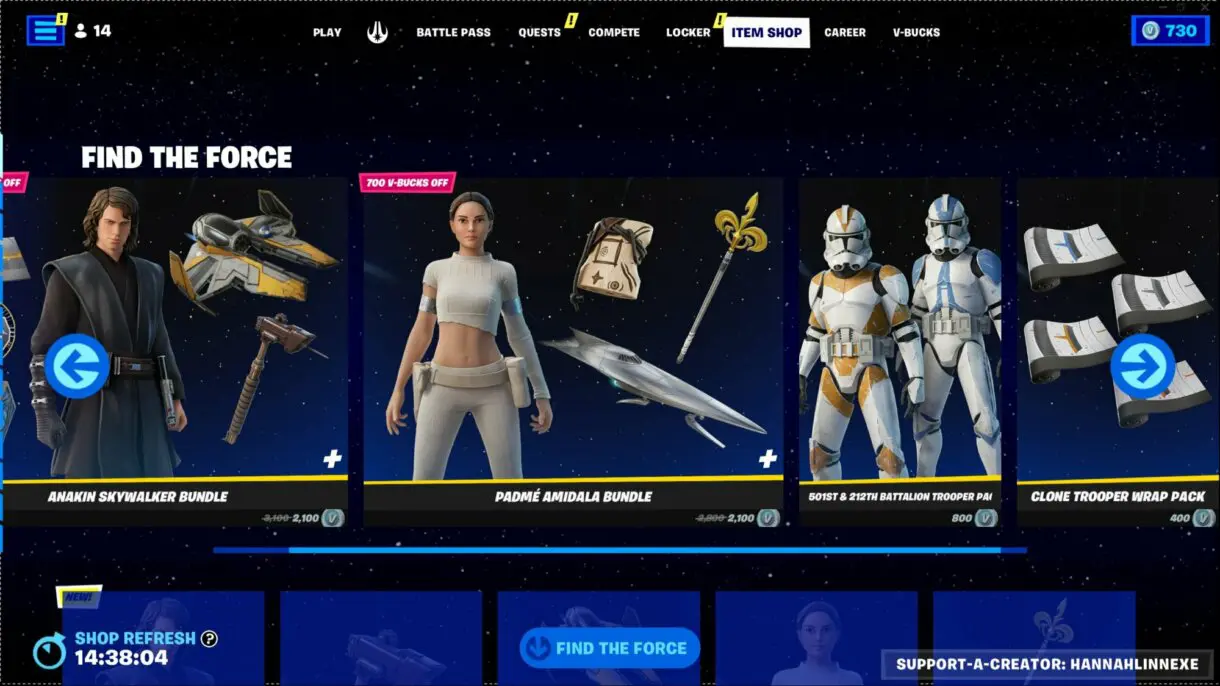 Fortnite Star Wars