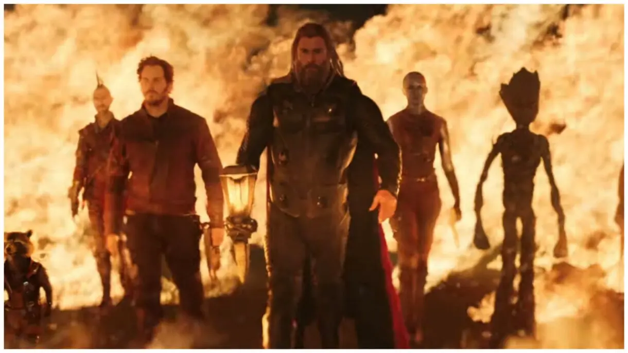 Thor y los Guardianes de la Galaxia en Thor: Love & Thunder.