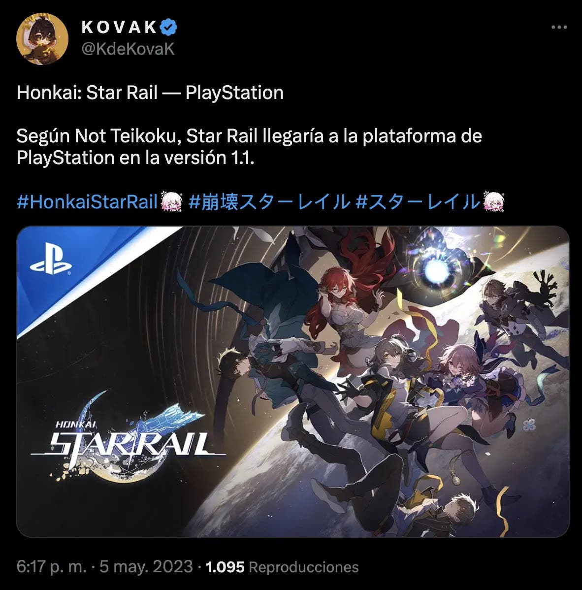 Honkai: Star Rail ya está disponible pero si lo vas a jugar en PS4 o PS5,  tendrás que esperar un tiempo