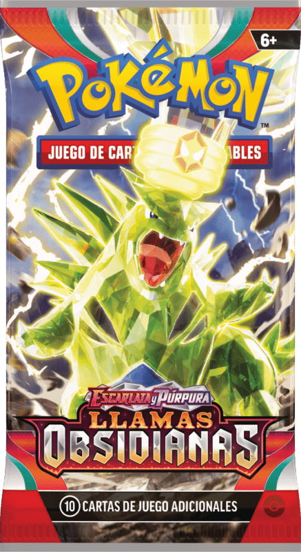 JCC Pokemon Llamas Obsidianas sobre Tyranitar