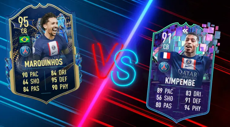 Imagen de FIFA 23: ¿Qué central del PSG es mejor? Kimpembe Flashback vs Marquinhos TOTS