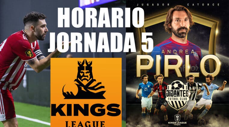 Imagen de Horario Kings League Jornada 5: ¿Cuándo juega Andrea Pirlo?