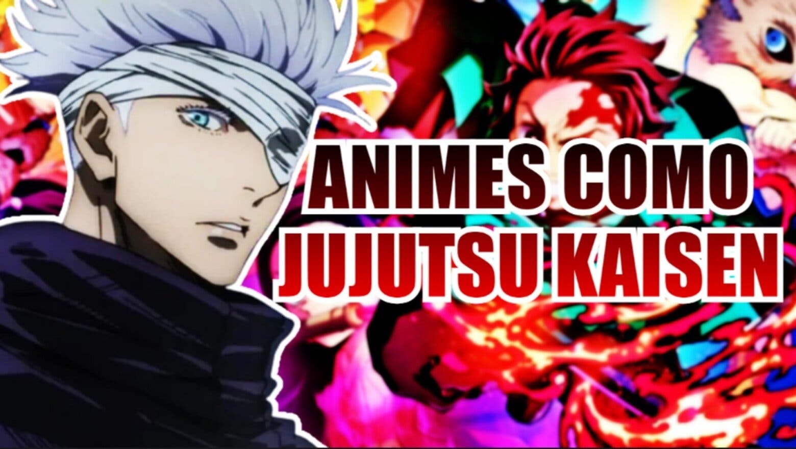 los mejores animes parecidos a jujutsu kaisen