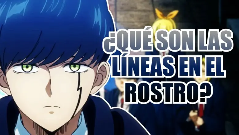 mashle que son las lineas en el rostro