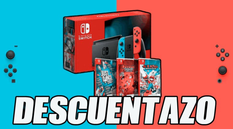 Imagen de ¿No tienes Nintendo Switch aún? Esta pack en oferta de la consola con 3 juegos te vendrá de lujo