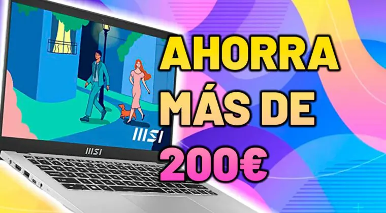 Imagen de No te pierdas esta oferta de Amazon con la que puedes llevarte este portátil MSI, ideal para trabajar y estudiar