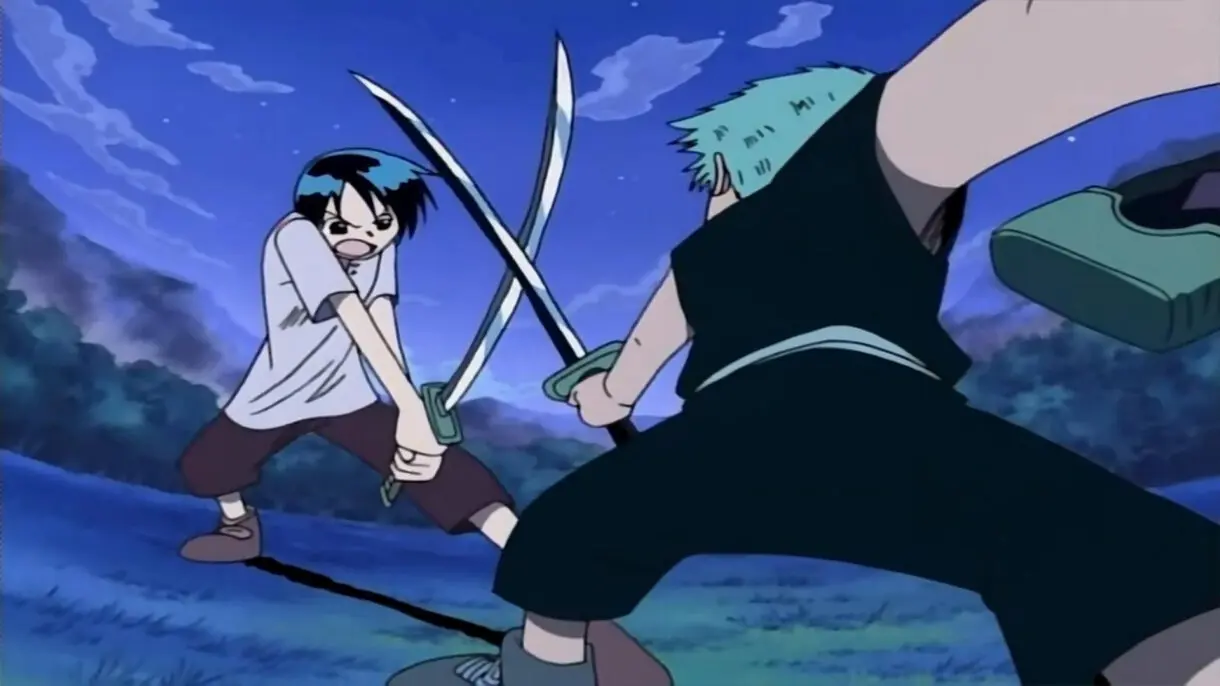 zoro vs kuina