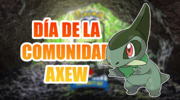 Imagen de Pokémon GO da a Axew el Día de la Comunidad de junio 2023