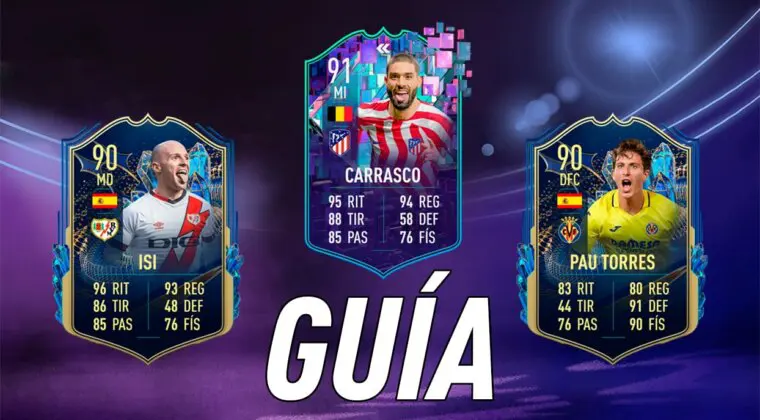 Imagen de FIFA 23: guía para conseguir a Yannick Carrasco Flashback e Isi Palazón y Pau Torres TOTS