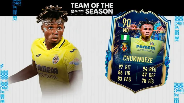 FIFA 23 Ultimate Team SBC Chukwueze TOTS