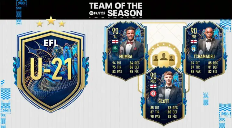 Imagen de FIFA 23: ¿Qué carta elijo en el SBC "Jugador joven de la temporada EFL"? + Solución