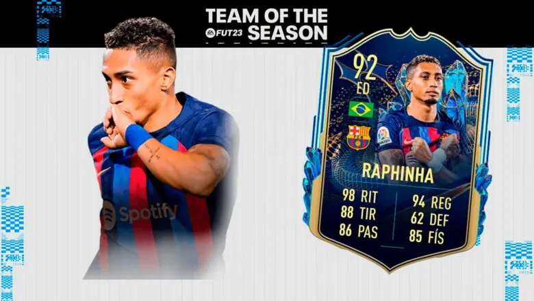 FIFA 23 Ultimate Team SBC Raphinha TOTS