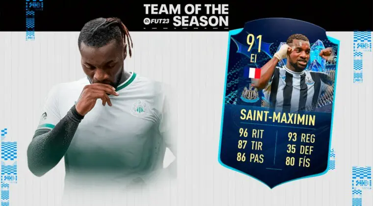 Imagen de FIFA 23: ¿Merece la pena Allan Saint-Maximin TOTS Moments? + Solución del SBC
