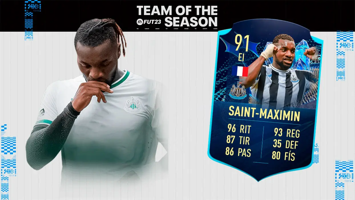 FIFA 23 Ultimate Team SBC Saint-Maximin TOTS Moments