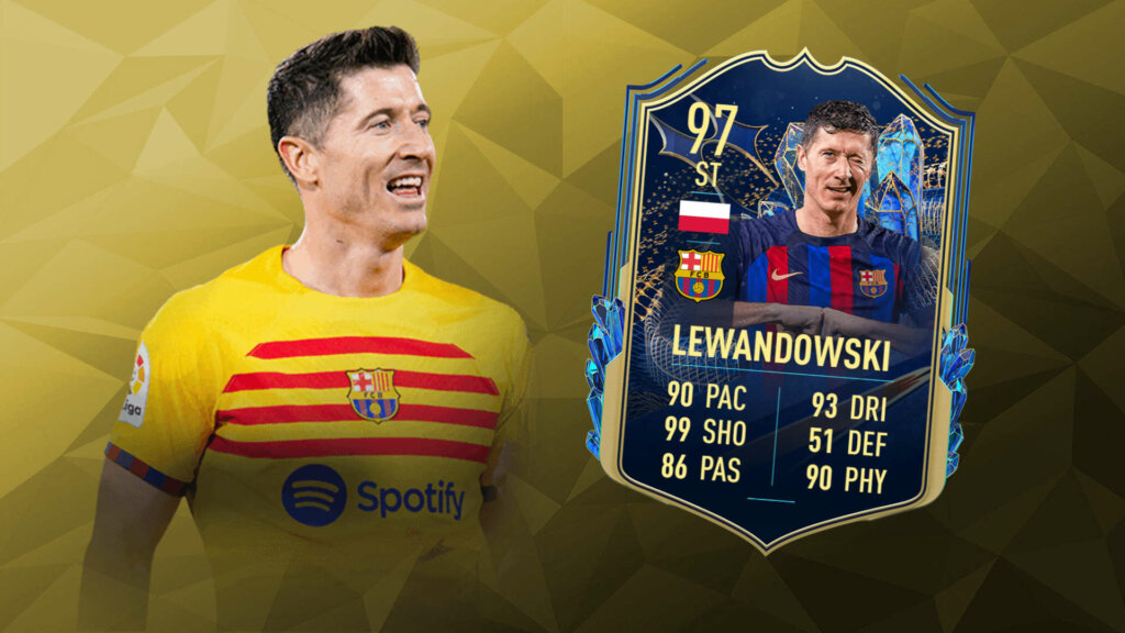 review lewandowski tots fifa 23