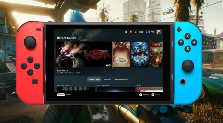 Imagen de Modifican Steam Deck para poder acoplarle los Joy-Con de Nintendo Switch, ¡y funcionan a la perfección!