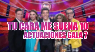 Imagen de Lista de actuaciones de la Gala 7 de Tu cara me suena 10