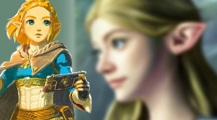 Imagen de Inteligencia artificial muestra una versión hiperrealista de Zelda: Tears of the Kingdom y sus personajes