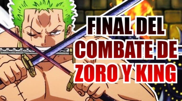 Imagen de One Piece: El anime pone fecha al final de la pelea de Zoro y King