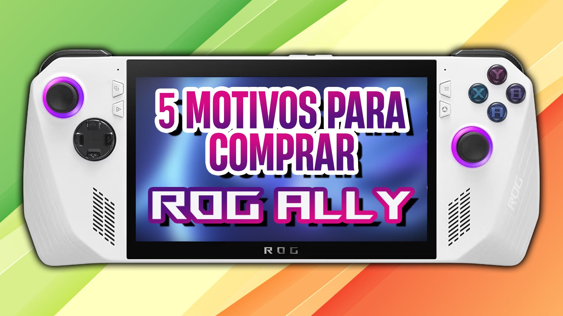 ASUS ROG Ally: la consola portátil con Windows 11 y procesador AMD