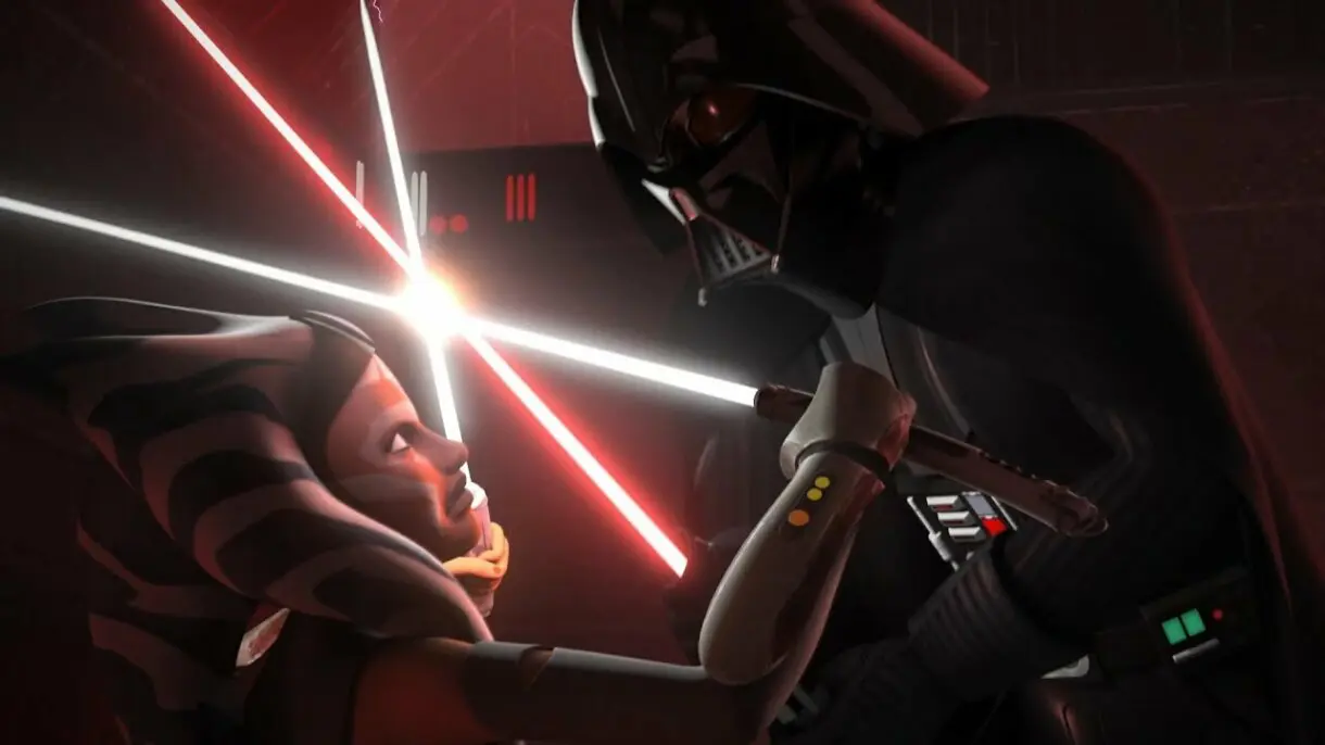 Star Wars Ashoka darth vader