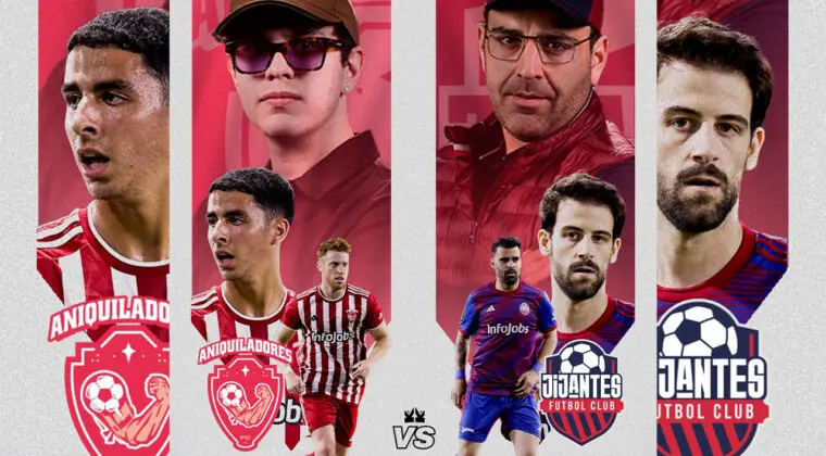 Imagen de Kings League Jornada 8: Aniquiladores FC vs Jijantes FC resumen y resultado del Juan Guarnizo contra Gerard Romero