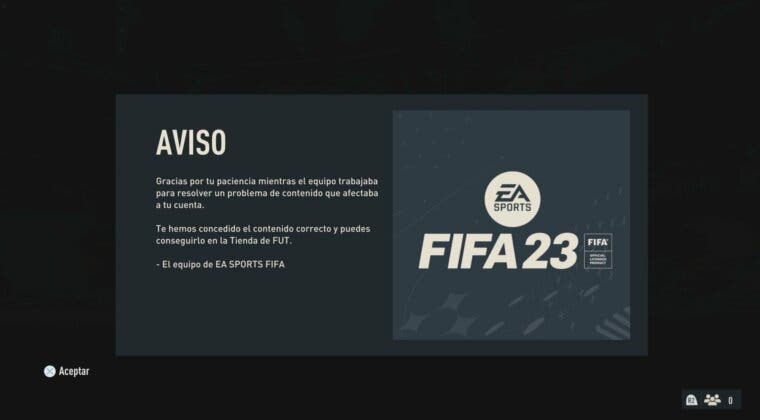Imagen de FIFA 23: ¿Recibiste un aviso por un problema de contenido pero no encuentras nada? Esta podría ser la razón