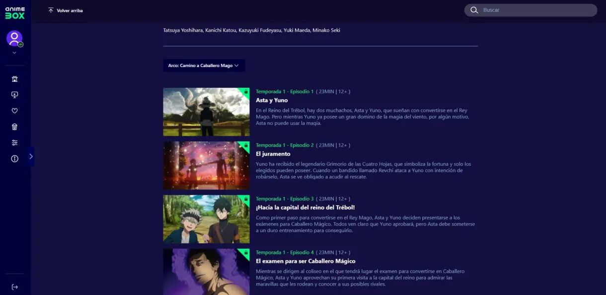 black clover animebox