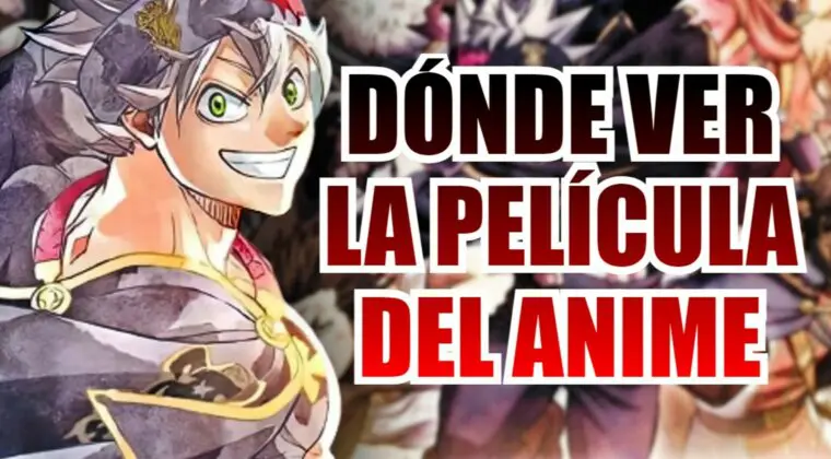 Imagen de Black Clover: Sword of the Wizard King - Dónde ver la película del anime