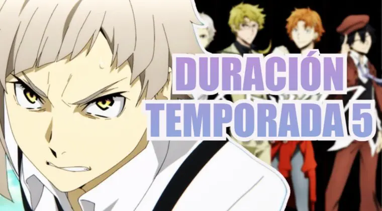 Imagen de Bungou Stray Dogs: Este es el número de capítulos de la temporada 5