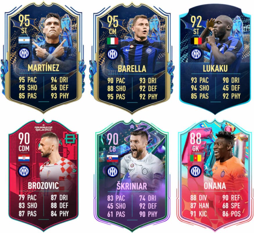 Principales versiones especiales Inter de Milán FIFA 23 Ultimate Team