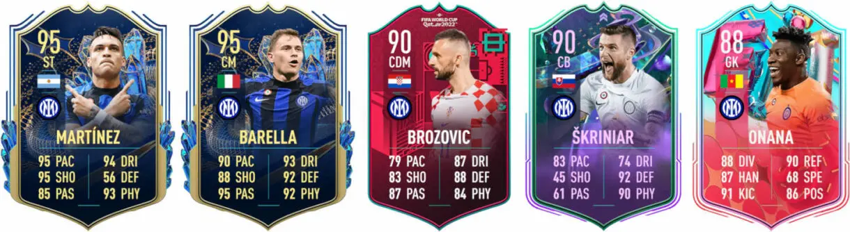 Principales versiones especiales Inter de Milán FIFA 23 Ultimate Team