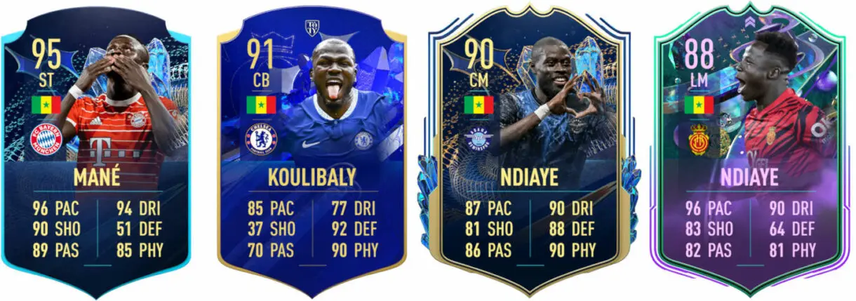 Principales versiones especiales Senegal FIFA 23 Ultimate Team