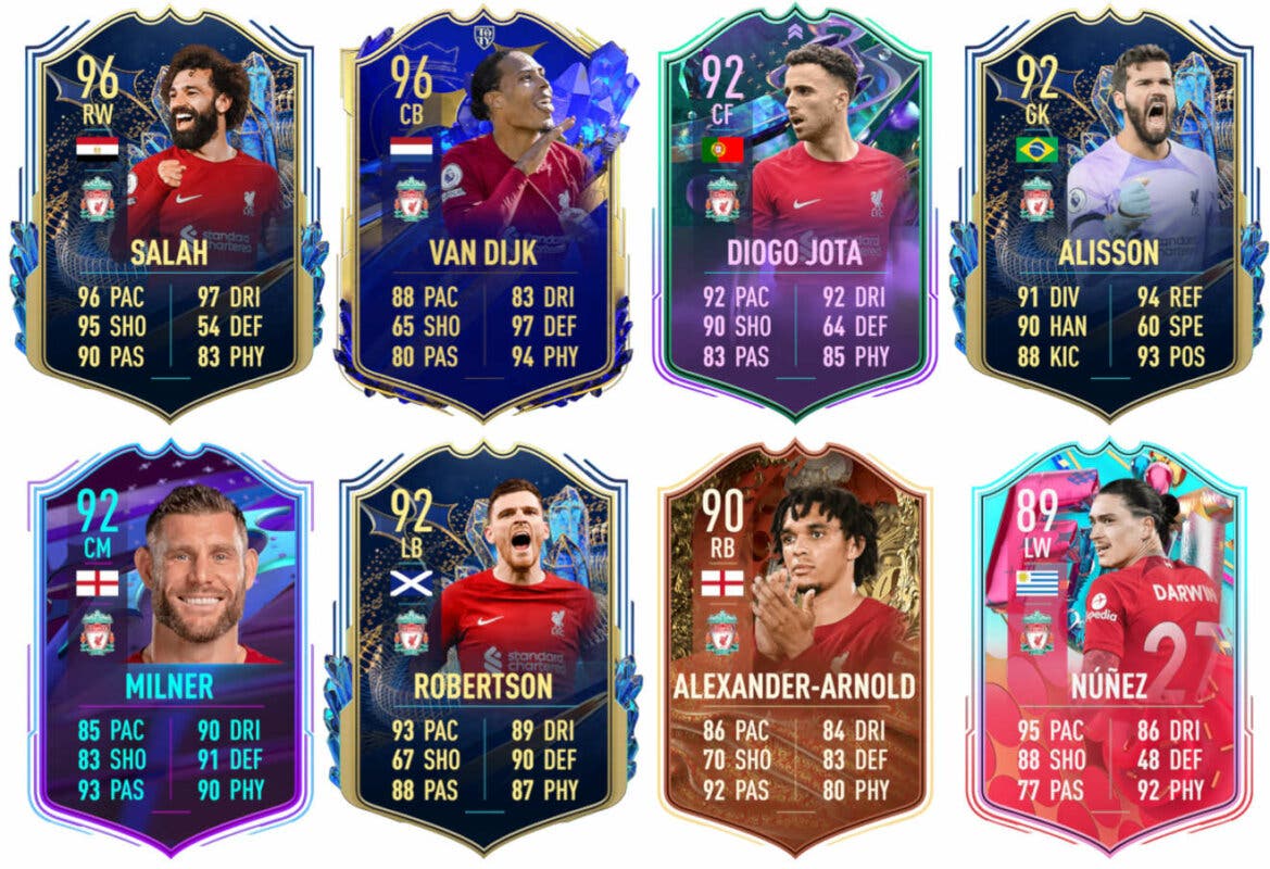 Principales cartas competitivas Liverpool FIFA 23 Ultimate Team