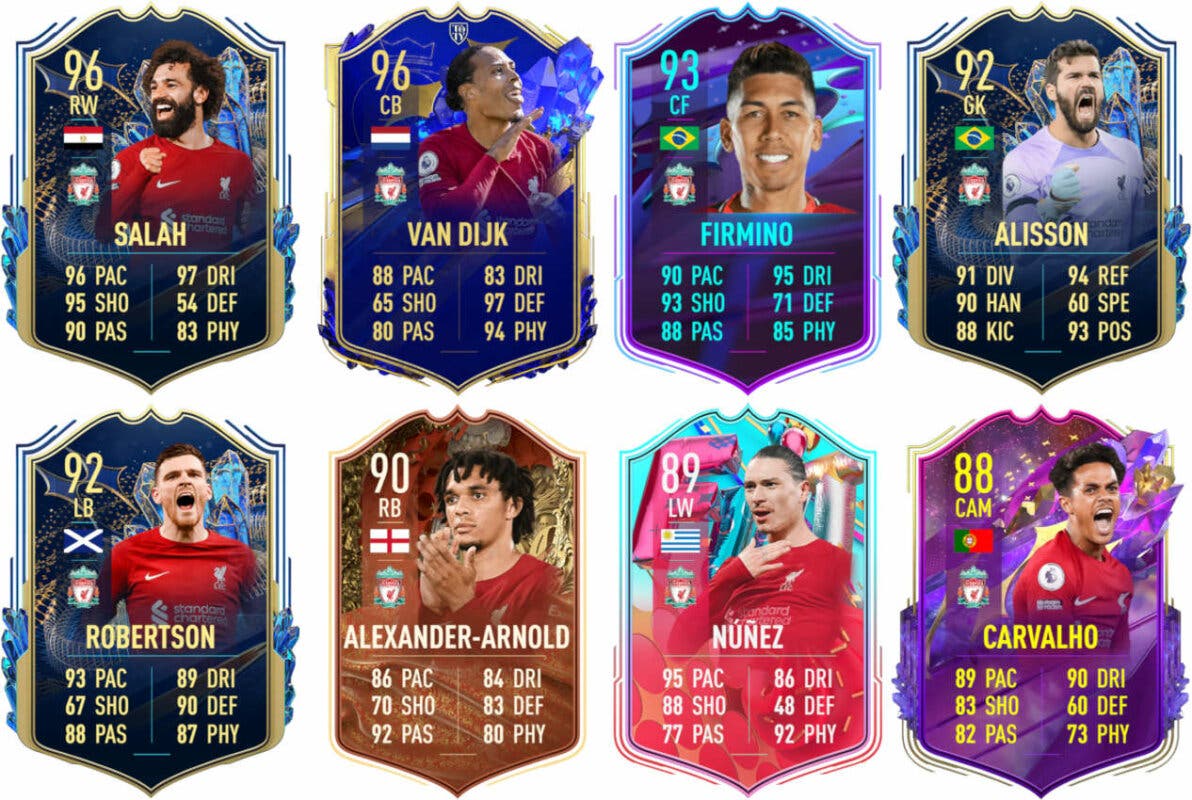 Principales cartas Liverpool FIFA 23 Ultimate Team