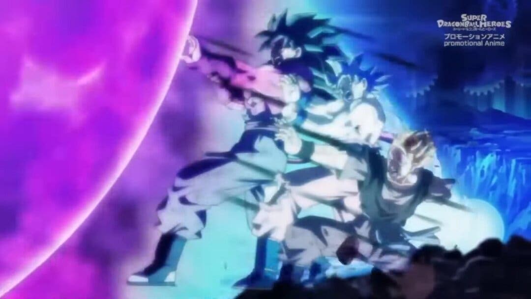  Dragon Ball  Goku, Gohan y Bardock en un Kamehameha, así es la última locura de DB Heroes