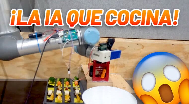 Imagen de Alucina con este brazo robótico conectado a una IA que es capaz de aprender recetas de cocina a partir de vídeos de Youtube