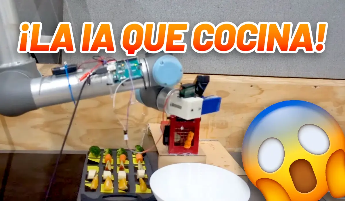 Destacada brazo IA que cocina