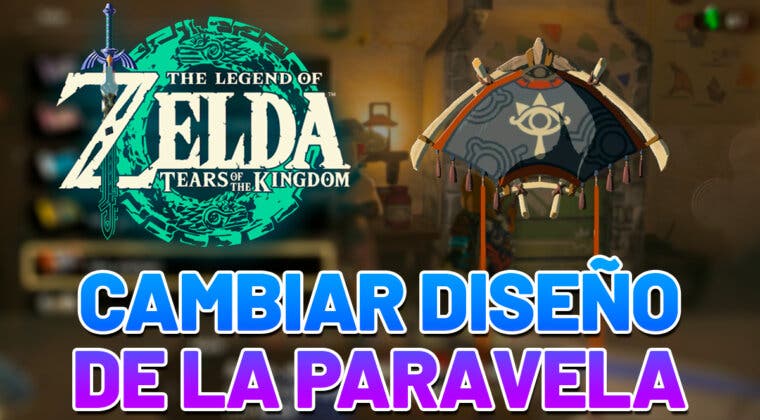 Imagen de Zelda Tears of the Kingdom: Como cambiar el diseño de la paravela