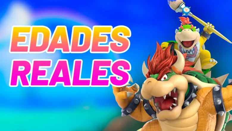 Destacada Nintendo confirma edades Bowser y Bowsy
